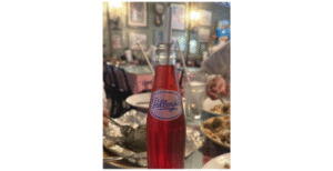 Cold drink served at the hotel of mumbai