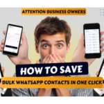 bulk whatsapp contact saver